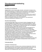 Woordenschatontwikkeling - Literatuur review Nederlands - VWO5 - Artikel 